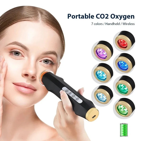 Handheld Oxygen CO2 Bubble Facial Beauty Device