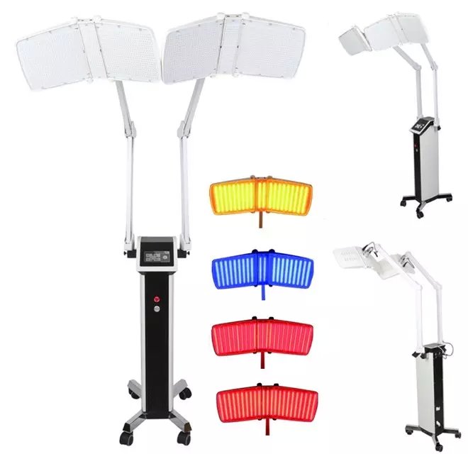 Double Handles LED Light Therapy Facial Device