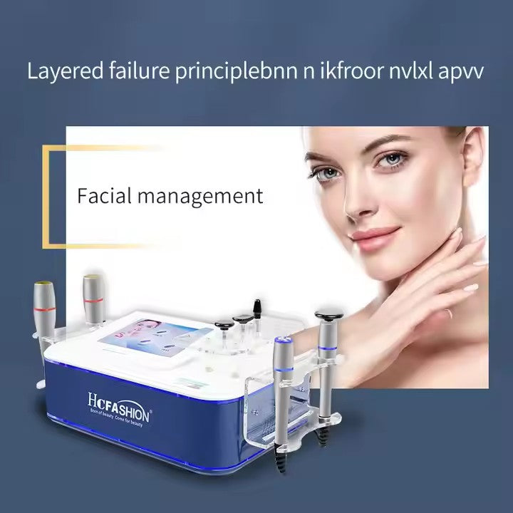 RF + HIFU Face lift skin tightening machine