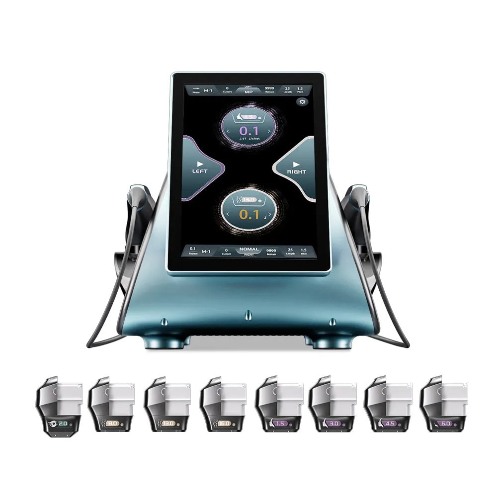 Single Row HIFU Machine with 2 handles