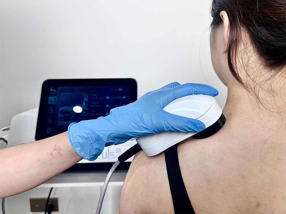 Shockwave & Ultrasound 2 in 1 Physiotherapy Device